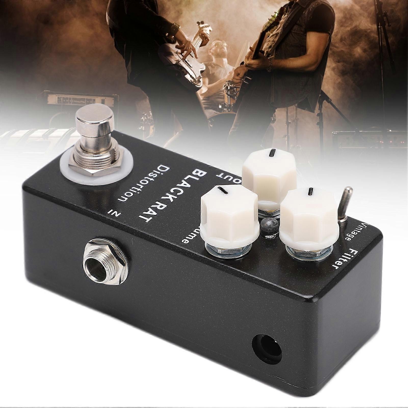 Distortion Guitar Pedal Electric Effector Single Effect Accessories with True Bypass Switch