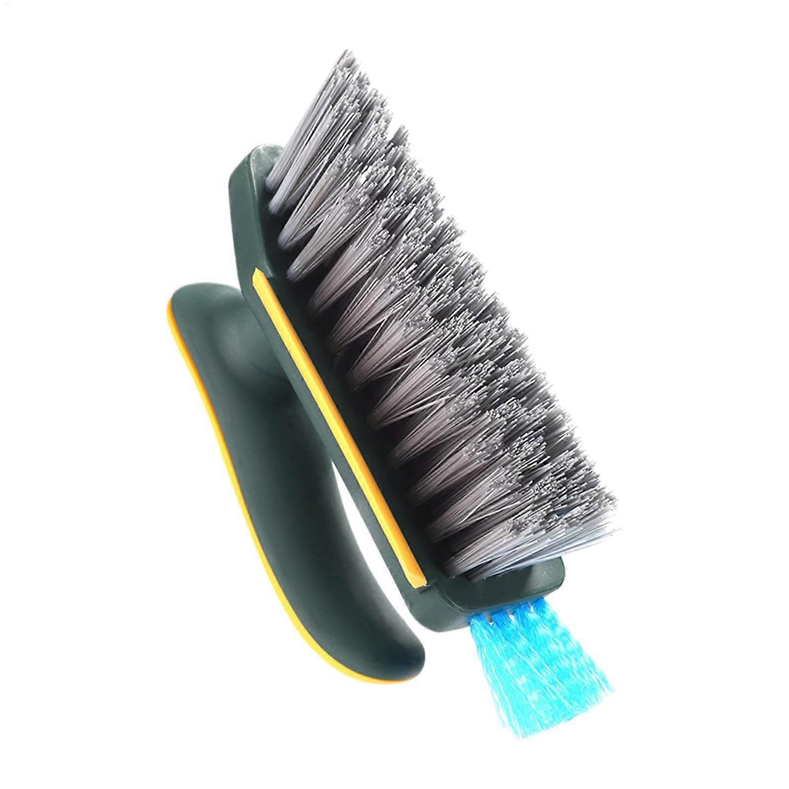 Cleaning Brush For Floors And Grout, Hard To Reach Scrubber With Comfortable Handle, Stoves And Tile Scrubber