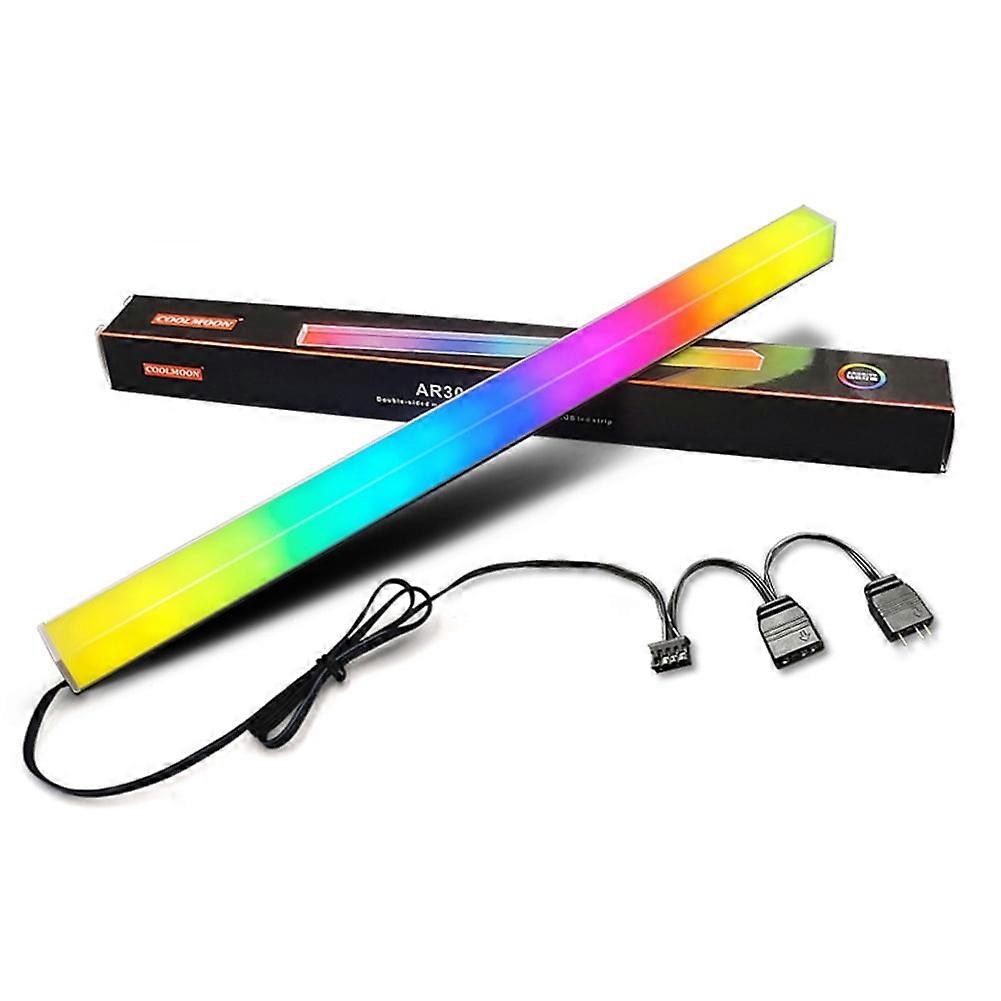 jixopn COOLMOON 5V/3Pin Small 4Pin Light Strip RGB LED Color Lamp for PC Case Chassis
