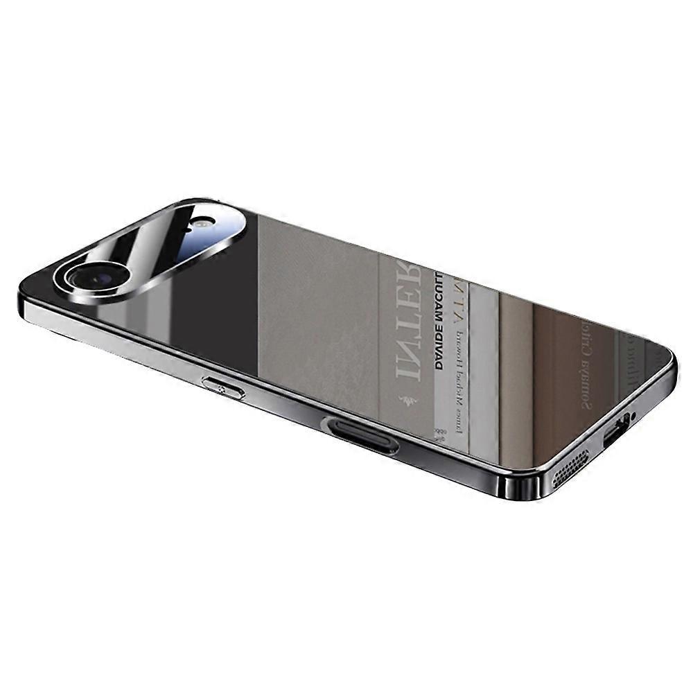 Compatible For iPhone Air Case Electroplating PC Phone Back Cover with Camera Lens Protector