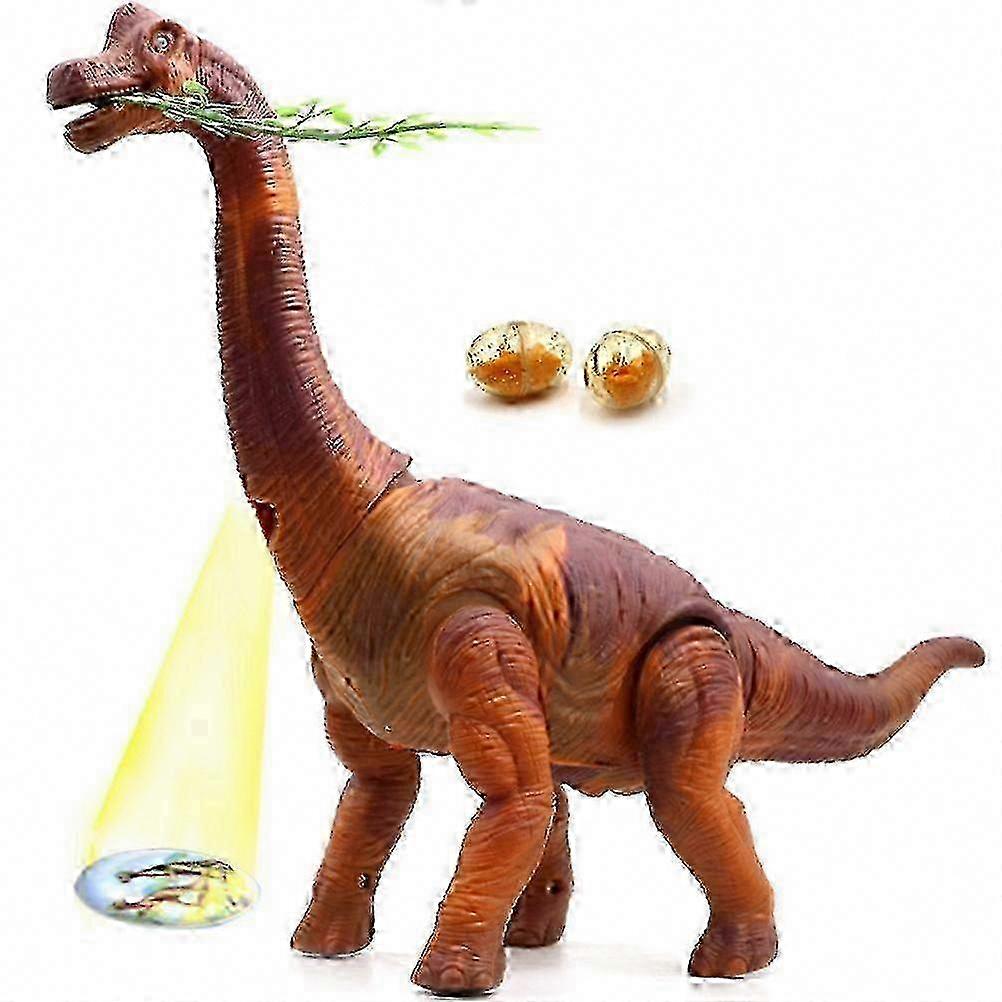 Interactive Walking Electric Dinosaur Toys with Projecting Lamp and Egg-Laying Simulation Ideal for Kids Aged 6 and Above