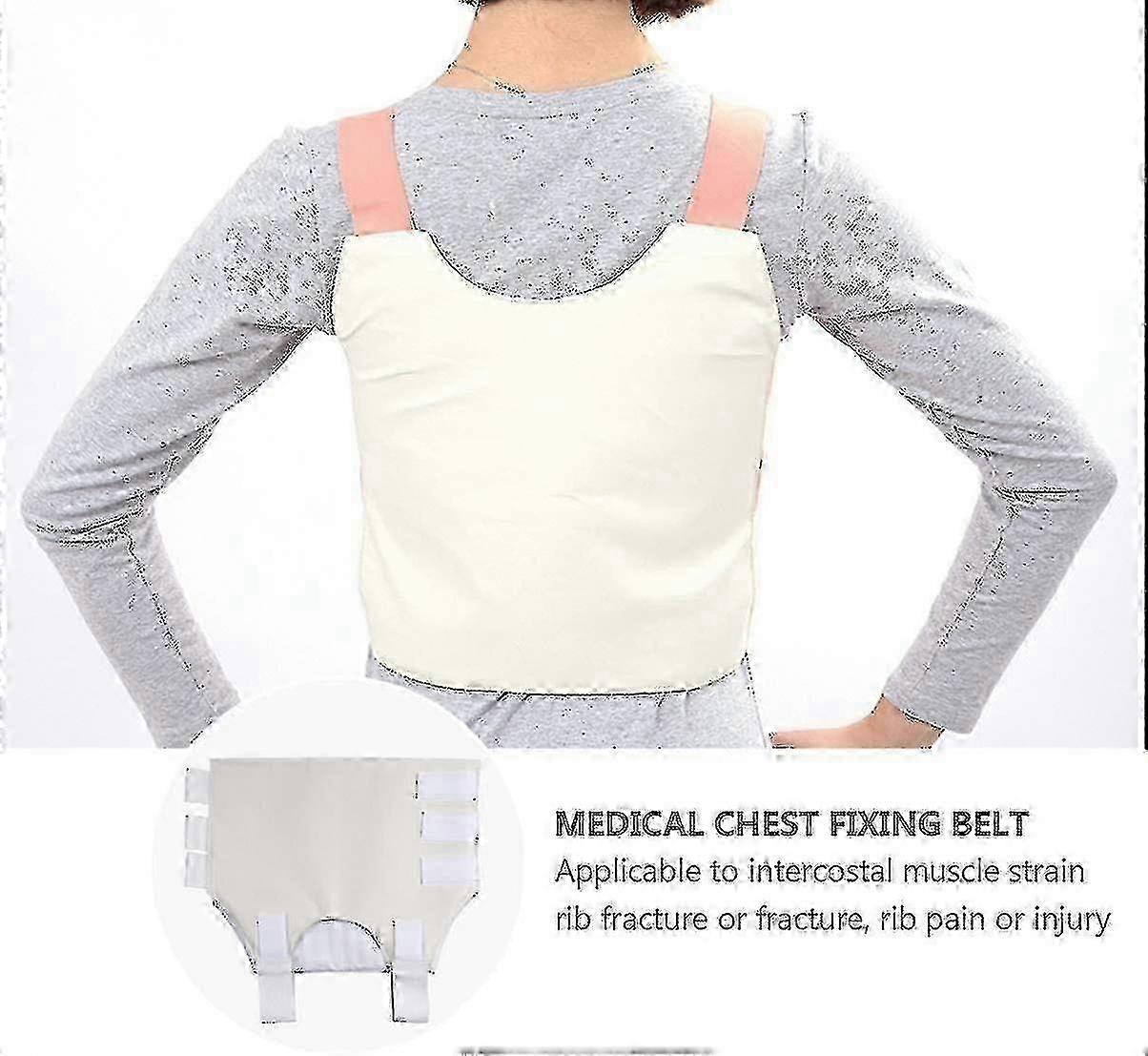 Thorax Support Chest Brace with Random Color: Adjustable Breathable Belt for Rib Protection