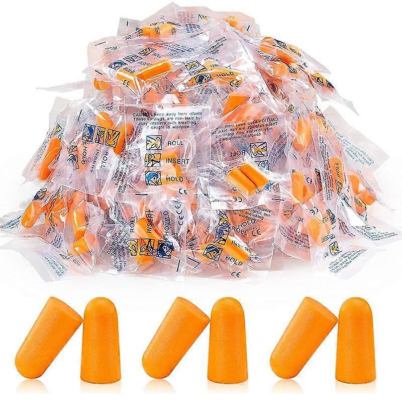 10 Pairs Earplugs Noise Reducing Foam Soft Tapered Ear Plugs Reduction Noise