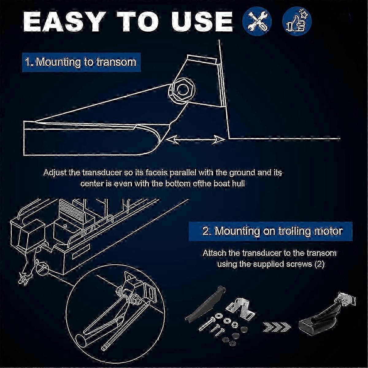 Skimmer ducer Mount 000-10262-001 for Units F/ 83/200/455/800 Tm