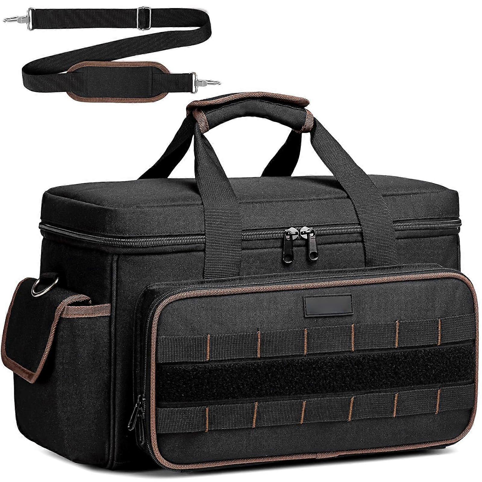 Permanent 17 Foot Strong Tool Bag With Multiple Pouches And Impermeable Lining For Professional Craftsmen And DIY Projects Multicolor