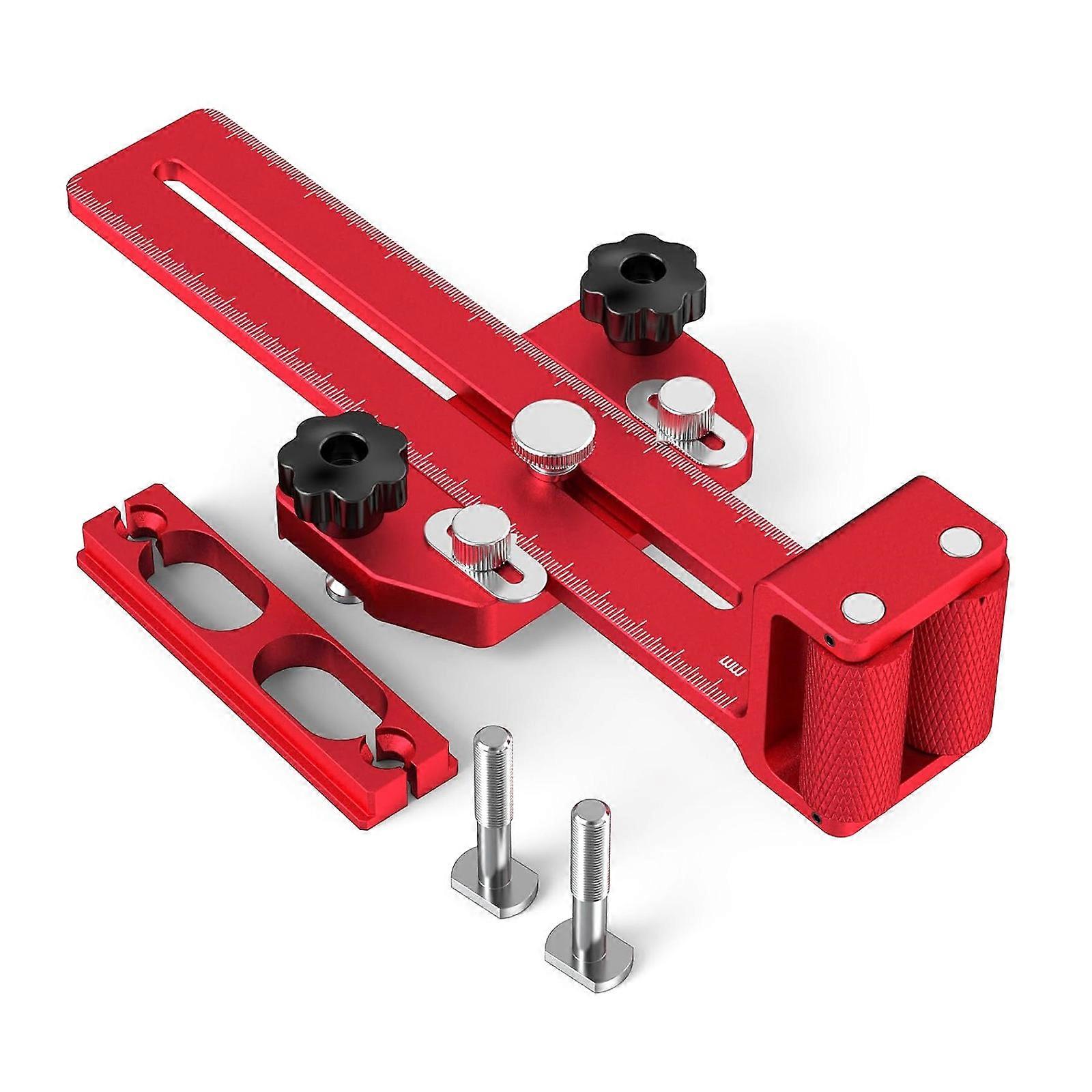 Thin Rips Table Sawer Jig Guide for Making Repetitive Narrow Strips Cut，Thin Rips Jig for 3/8" X 3/4" T Slot Multicolor