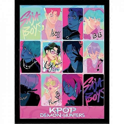 K-Pop Demon Hunters Light And Dark Framed Poster