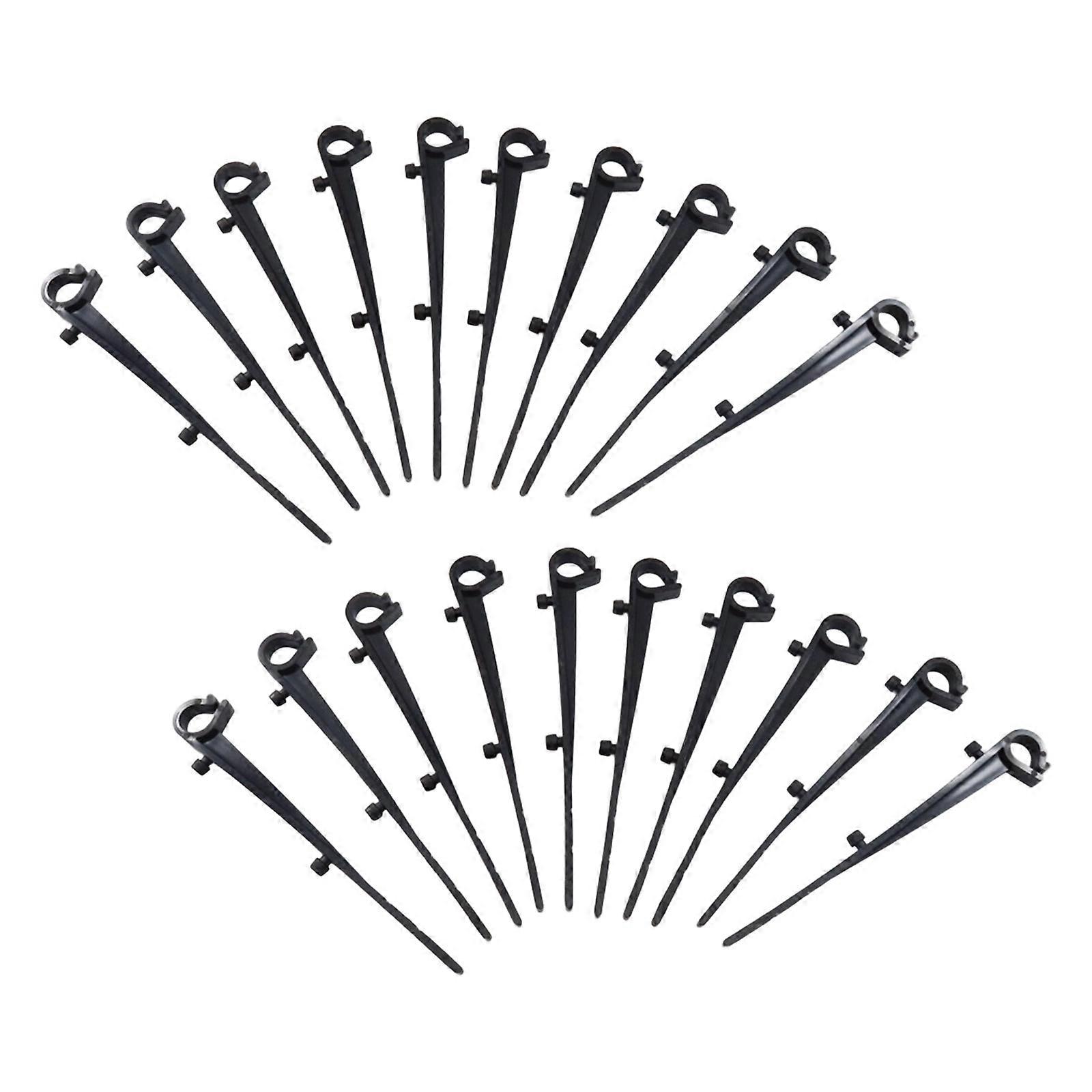 20Pcs Gutter Mesh Anchors Replacement Plastic Drainage Gutter Clips For Gutter Cleaning and Maintenance Enduring Multicolor