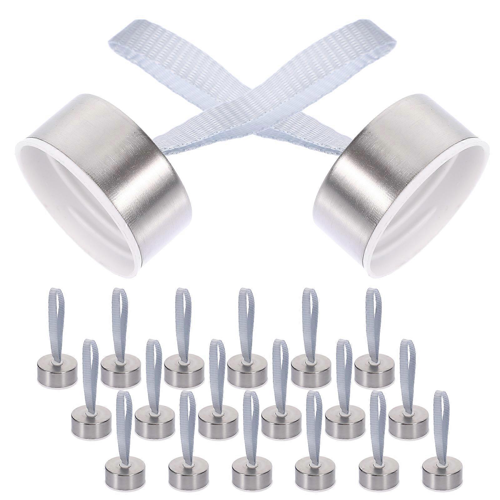 Practical Bottle Covers Silver Wear-Resistant Bottle Lids for 20Pcs