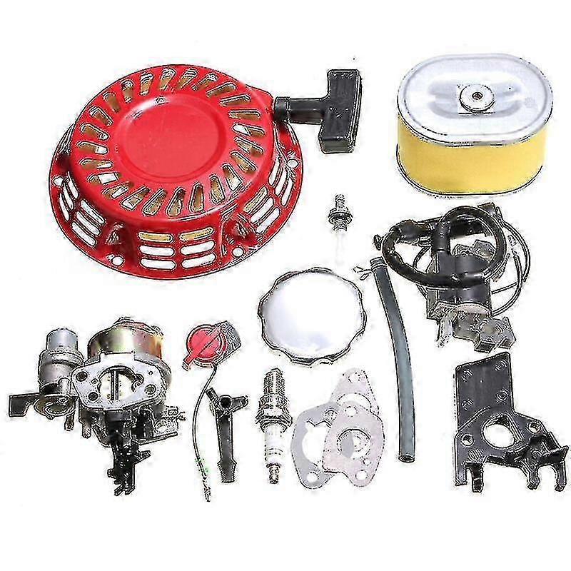 Carburetor and Air Filter Replacement Kit for Honda GX160 GX200 5.5HP Engine