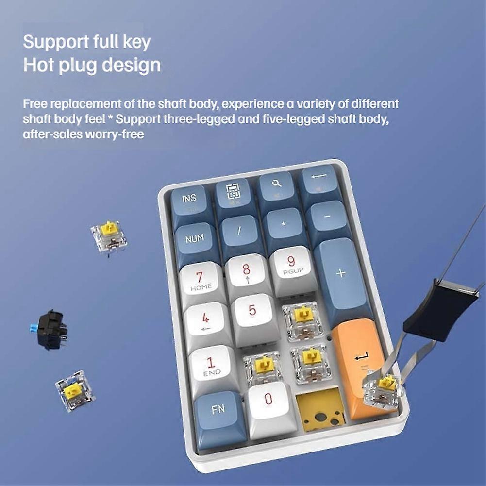 Aigo A18 Wireless Mechanical Numeric Keypad 22 Keys for Laptops and Computers