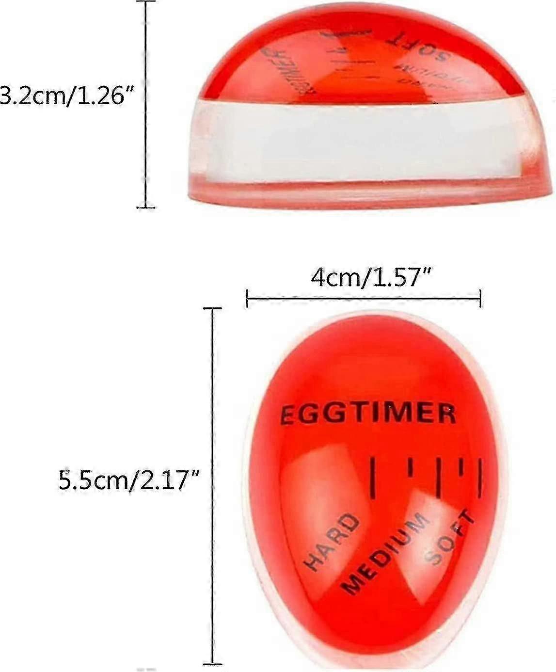 3 Pieces Egg Cooking Timer, Egg Timer Thermal Egg Timer Boil Soft, Medium Or Hard Color Changing Egg