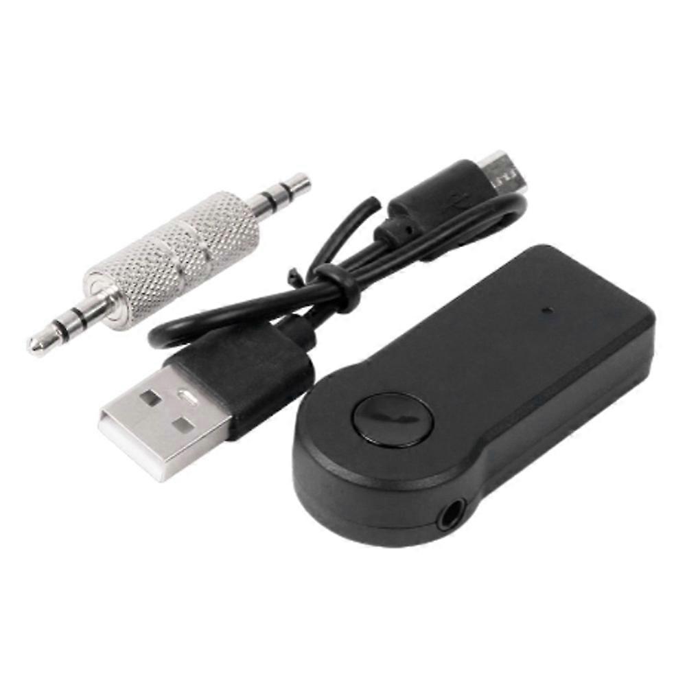 Bluetooth-Compatible Launcher Embedded Microphone 3.5mm Jack Audio Receiver Transmitter Wireless Handsfree