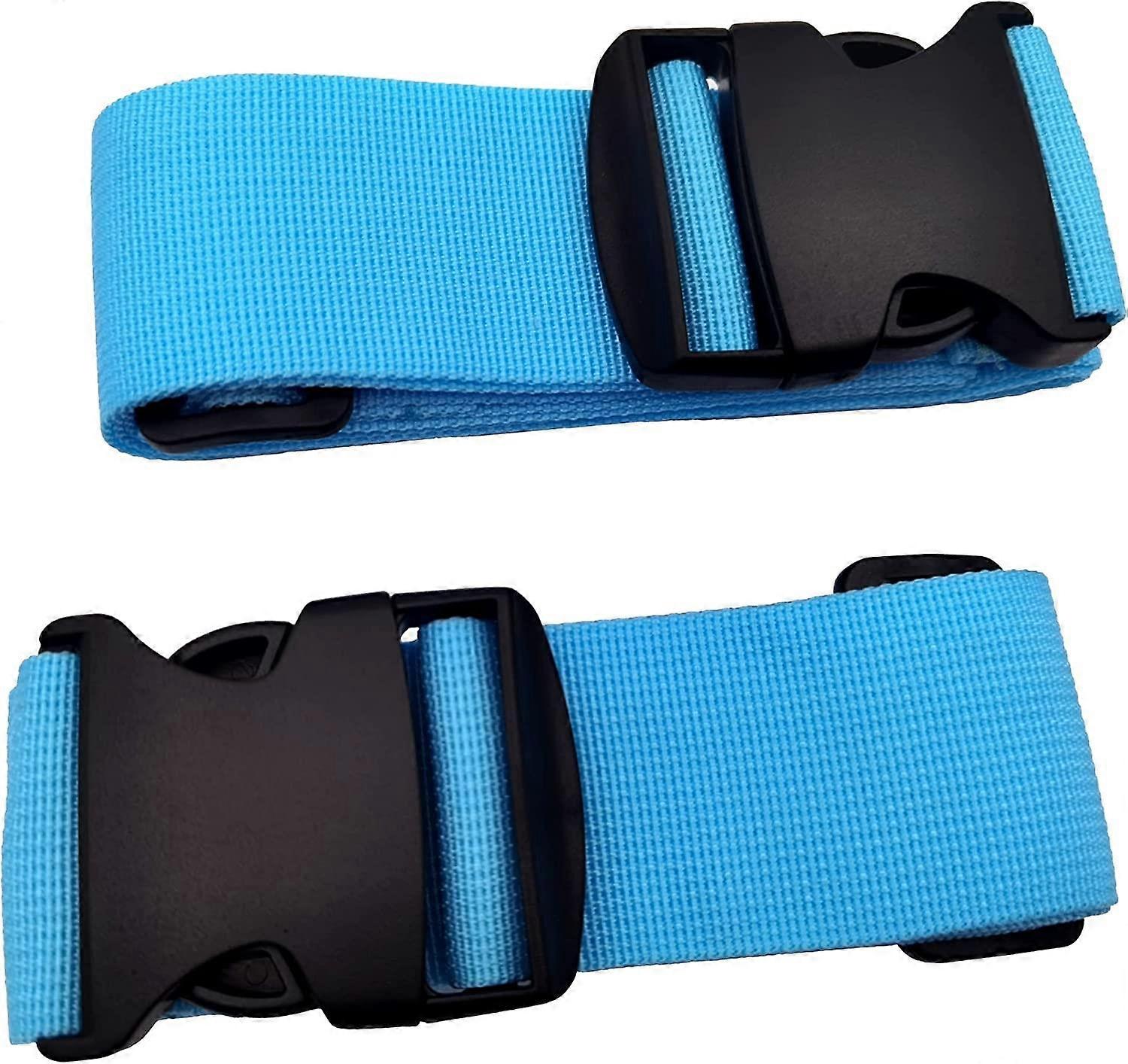 Luggage Suitcase Strap Light Blue