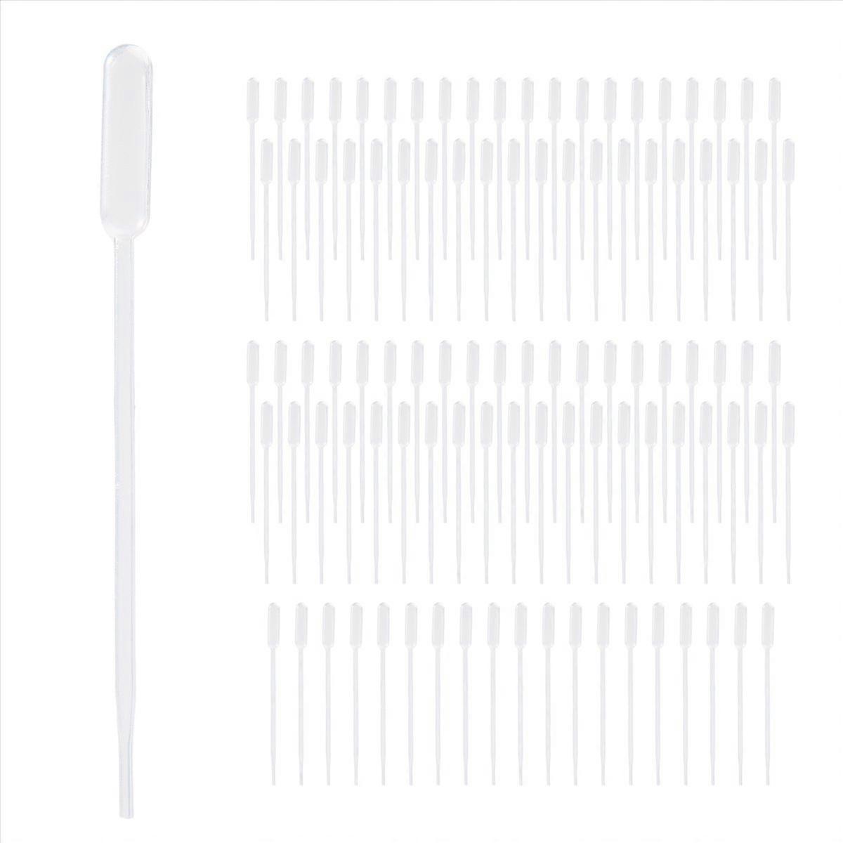 100PCS Graduated Pipettes Dropper Polyethylene (0.5ml)