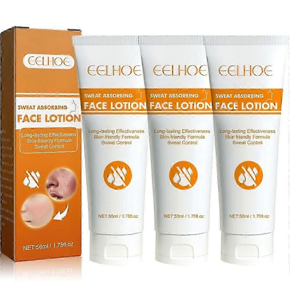 Face Antiperspirant Anti Sweat Forehead Scalp And Oily Face Control Sweat Absorbing Face Lotion Skin-friendly Formula 50ml