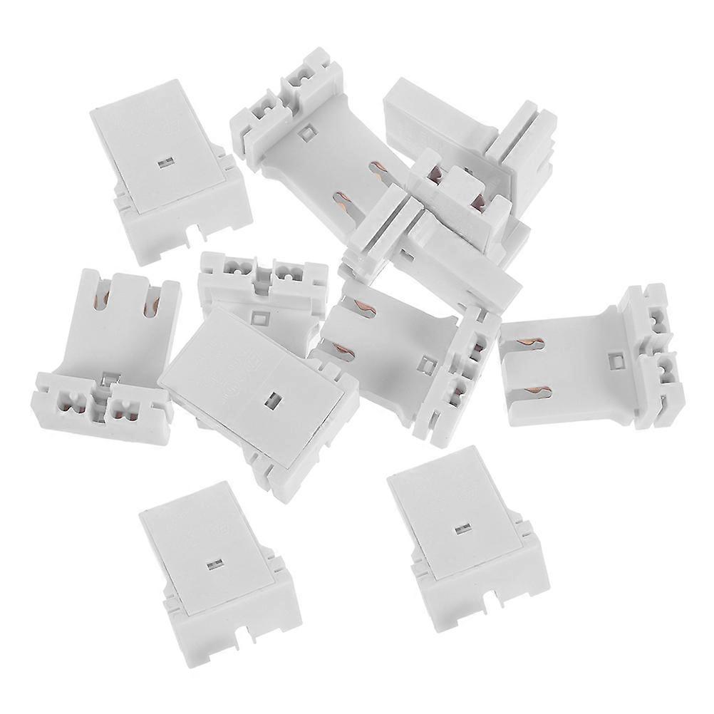 Lamp Holder Socket for Tube Light Holder Fluorescent 12Pcs Included