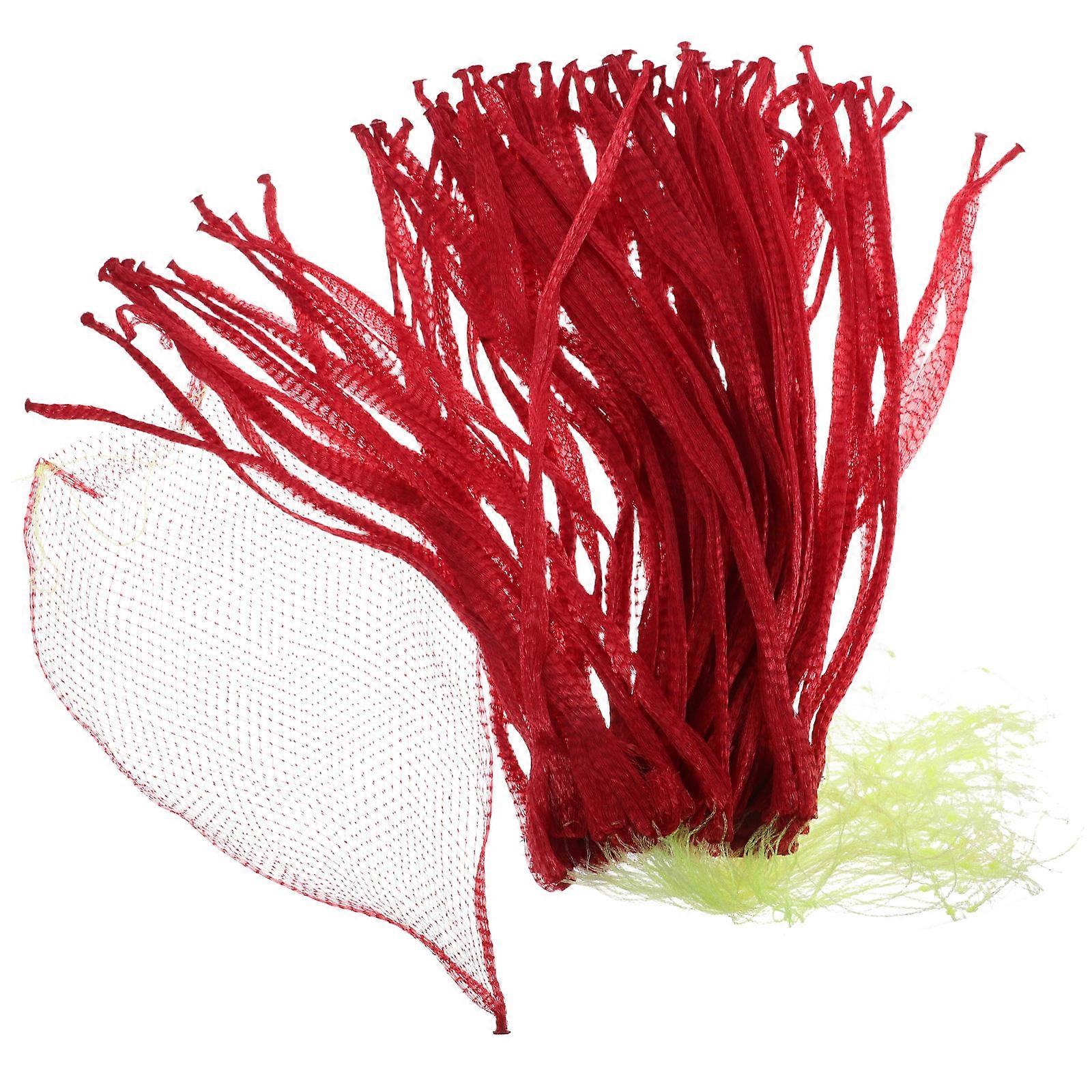 Watermelon Mesh Bag for Hanging 100Pcs Heavy-Duty Drawstring Mesh Bags