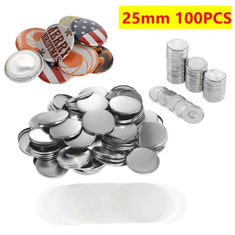 25/32/37/44/58mm Button Making Parts DIY Refrigerator Button Badge Maker Machine Accessorie Supplie DIY Blank Badge Button Part