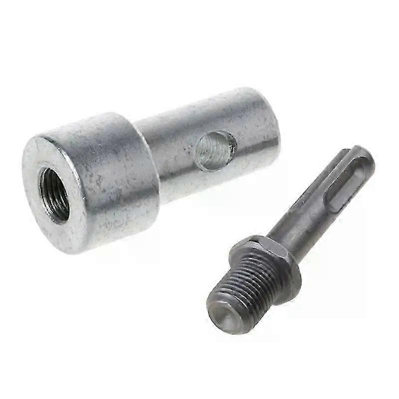 Round Shank Hammers Adapter 2 Slots Drill Bit Adapter SDS Shaft Arbor Connector For Earth Auger Head Power Tool Part