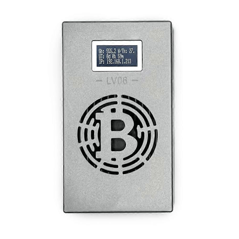 Bitcoin Lucky Miner LV06 Silent Miner Machine BTC Miner 500GH/S Hashrate Crypto Mining Machine Lottery Miner AU Plug