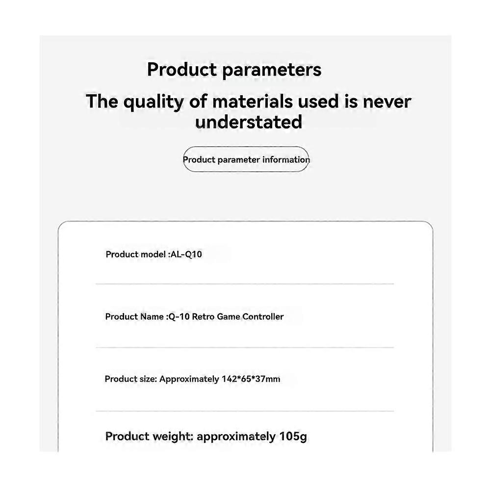 Aolion for PC Windows for NS Switch Wireless Mini Game Controller Joypad Hall Effect Joystick for Nintend Switch Retro Gamepad B