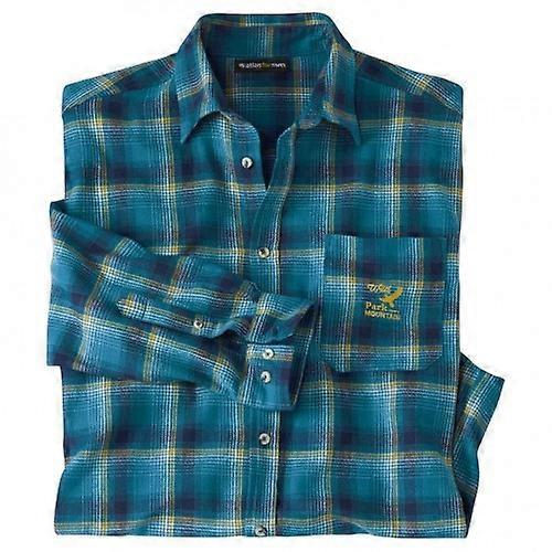 Atlas For Men Mens Checked Flannel Shirt