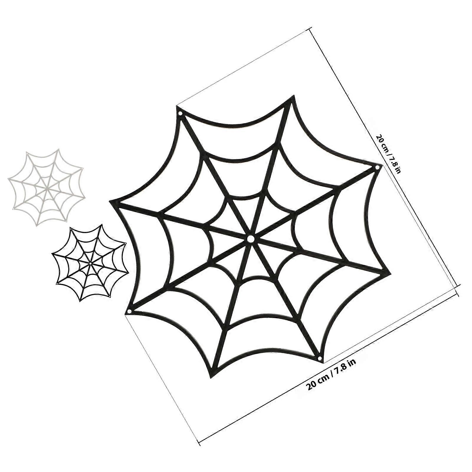 12pcs Halloween Spider Webs Decorative Cobwebs Fun Ornaments (Assorted Color)