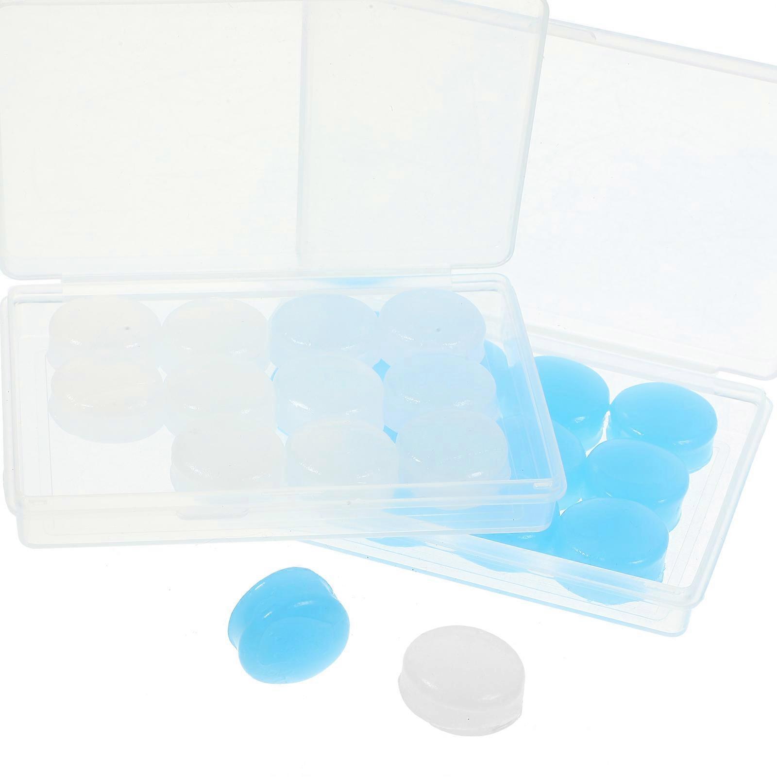 Silikone ørepropper til søvn, støjreducerende, 12 par