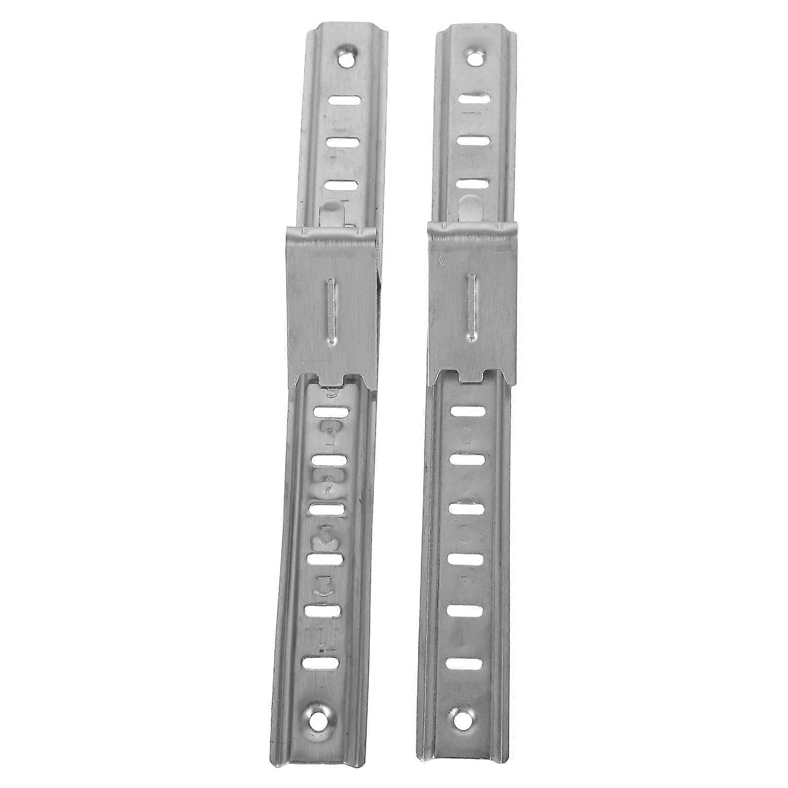 Stainless Steel Refrigerator Shelf Bar for Kitchen Fridge 2Pcs