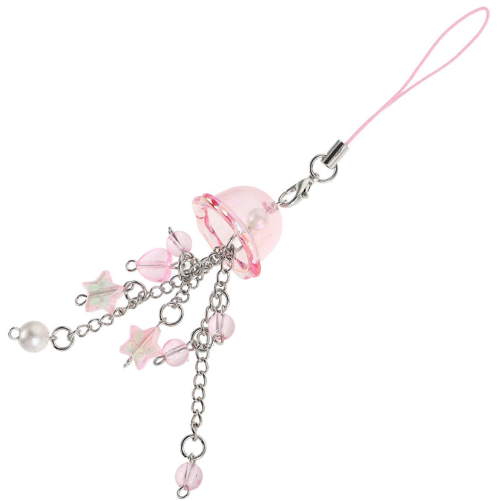 Pink Key Supply Bag Pendant for Decor Use Stylish Accessory