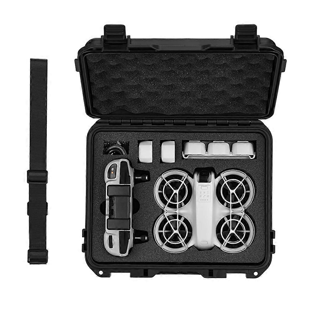 jixopn Explosion-proof Carrying Case, Shockproof Waterproof Travel Bag with Shoulder Strap Compatible with DJI NEO Drone Remote Control