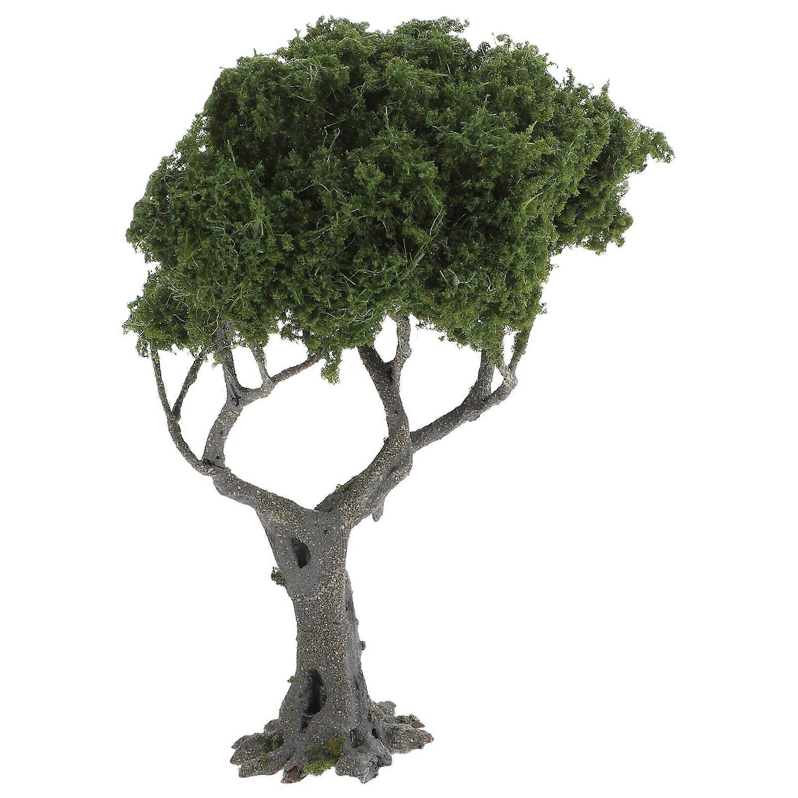 Mini Landscape Tree Model for Decoration 2Pcs Realistic Micro Landscape Trees