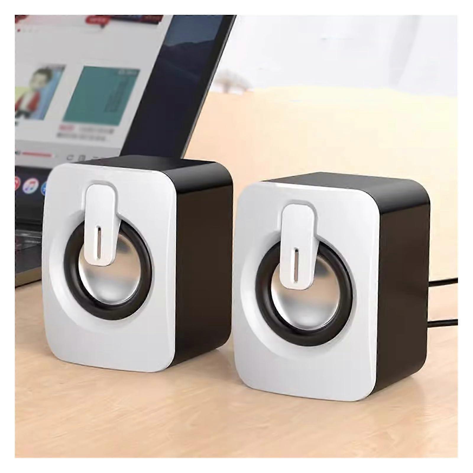 OneSize LaptopCompatible Wired Desktop Speaker