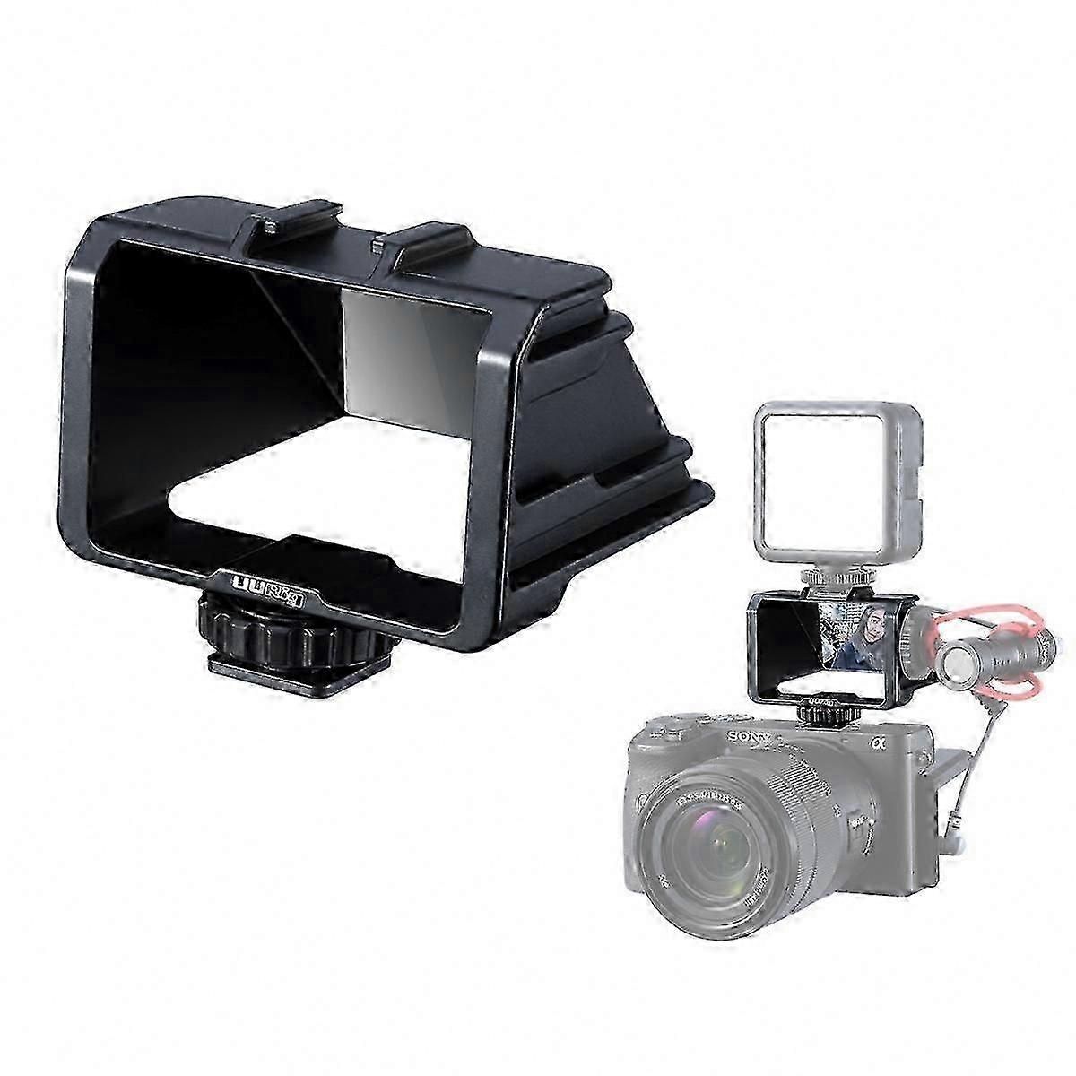 Adjustable Camera Bracket for Vlogging and Selfie with Flip Screen Compatibility for Mirrorless Models