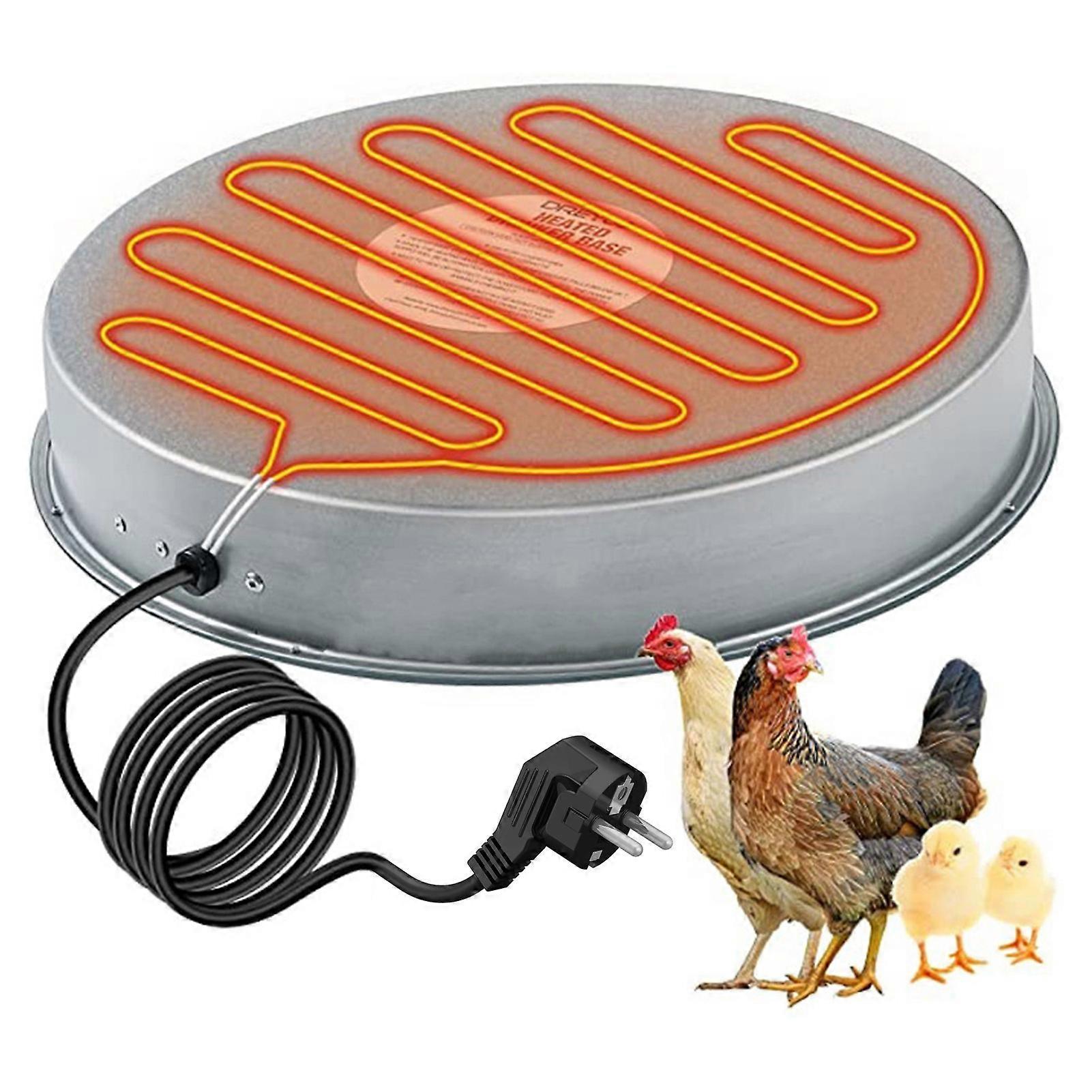 Heating Base Poultry Drinker Universal for Outdoor Chicken Waterer