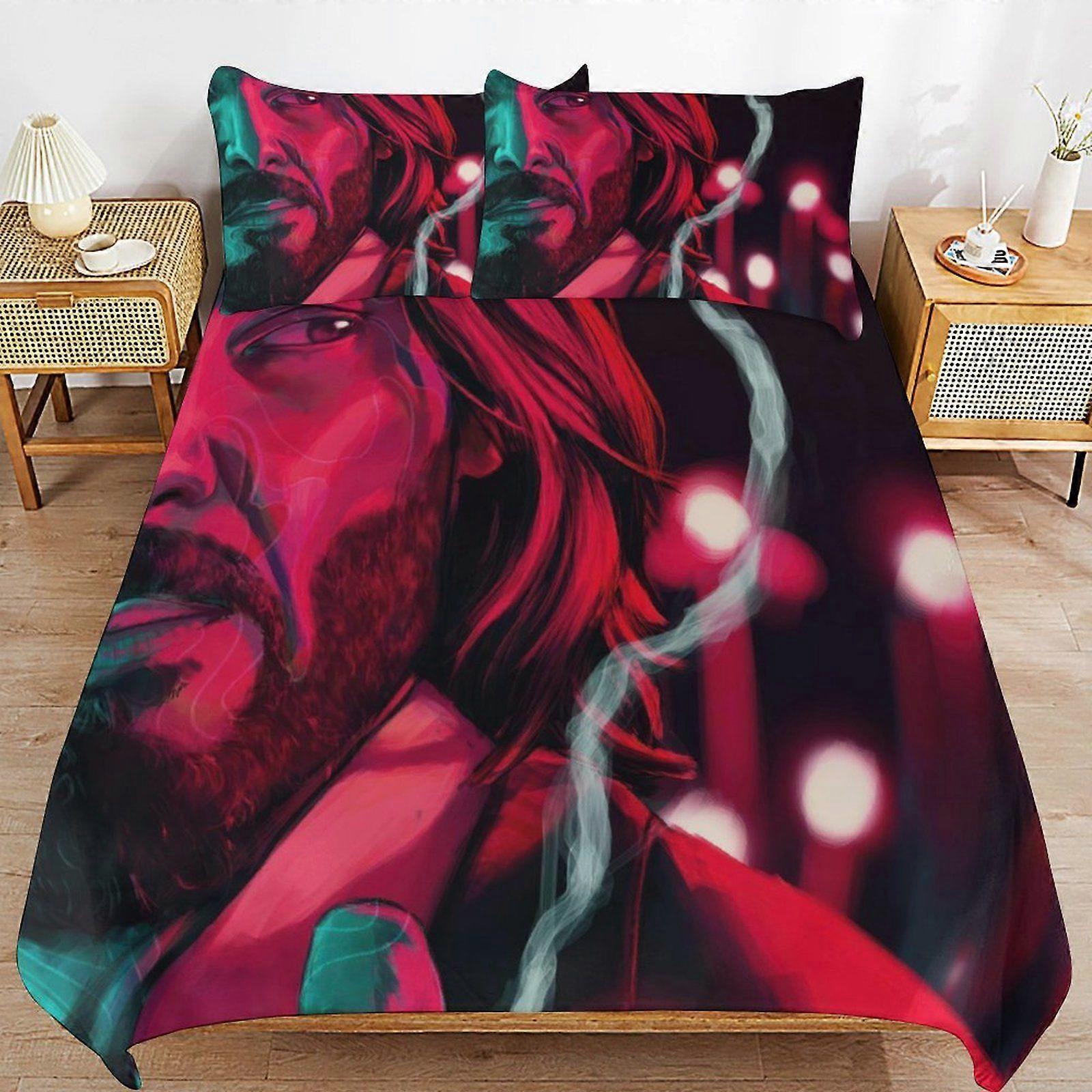 Keanu reeves Perfect Sleep Upgrade Clean Threaded Surface Soft Handling Duvet Cover Sets Comfort Setup