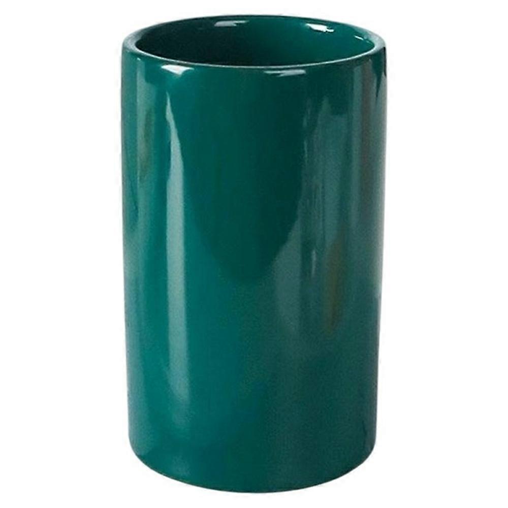 Simple Ceramic Mouthwash Cup 300ML Toothbrush Holder Bathroom Tumbler Cylindrical for Home/Hotel