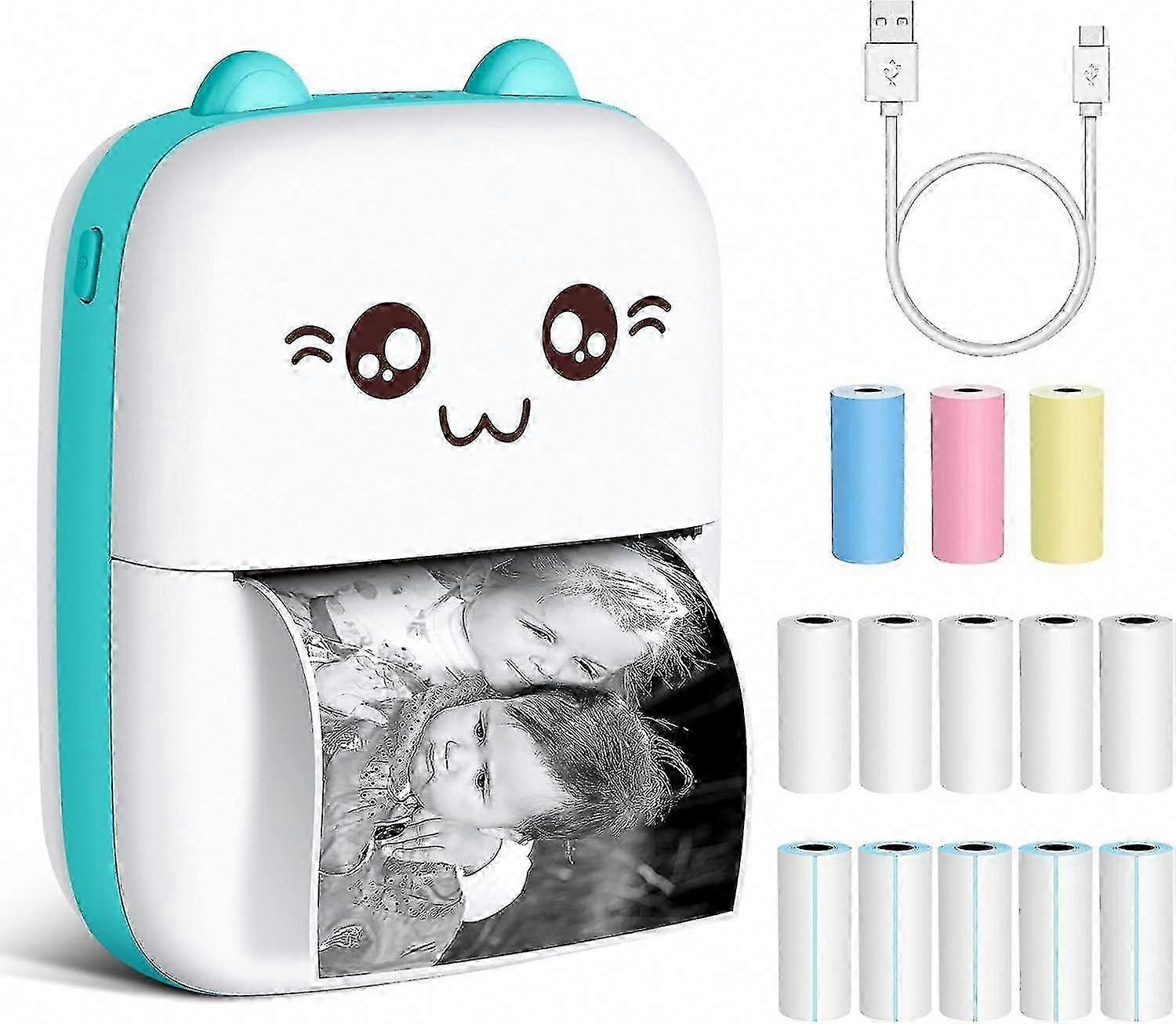 Portable Wireless Photo Printer For Ios/android - Instant Thermal Label Sticker Ticket Printer