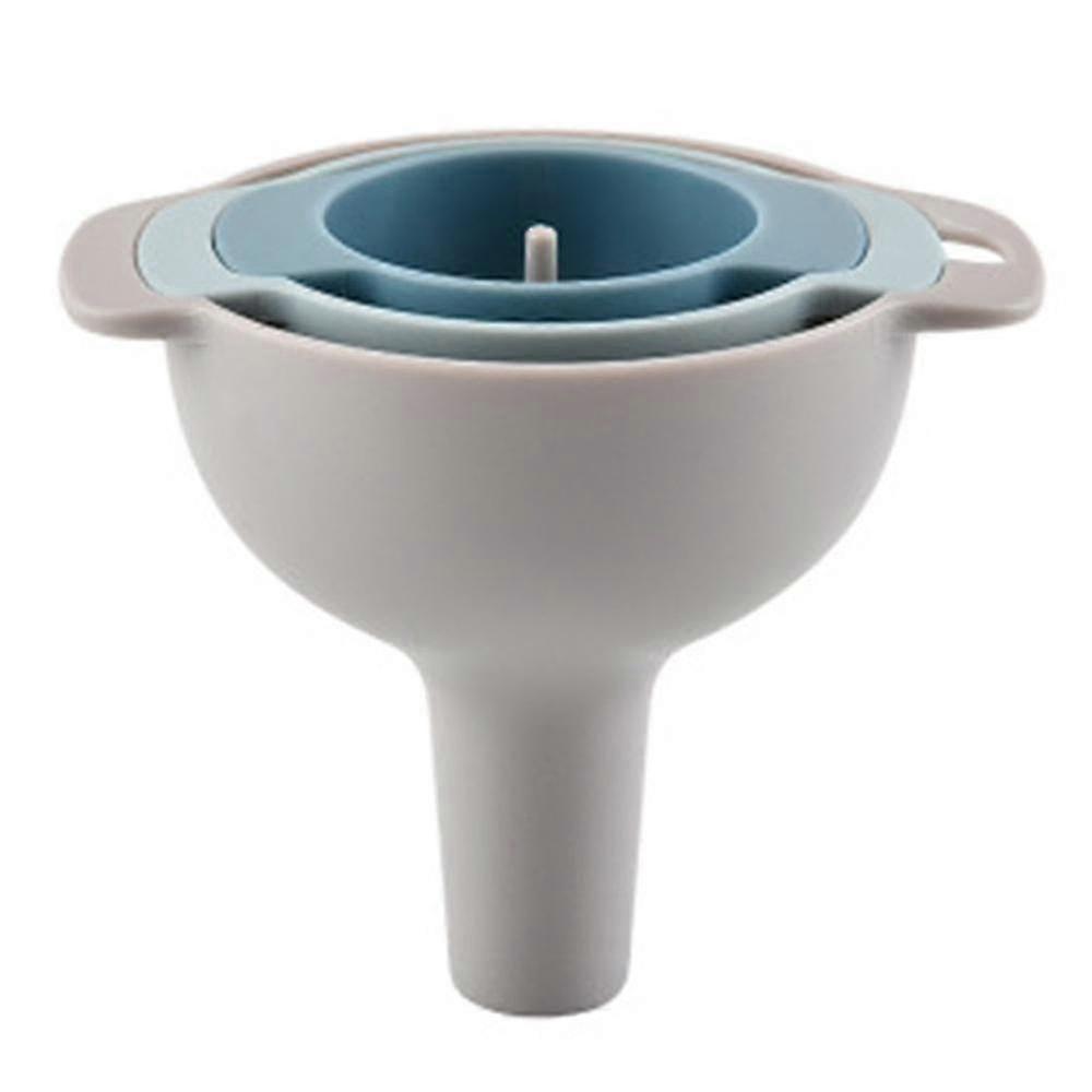 Kitchen Funnel Set Nested Funnels With 4 Pack Plastic Funnels