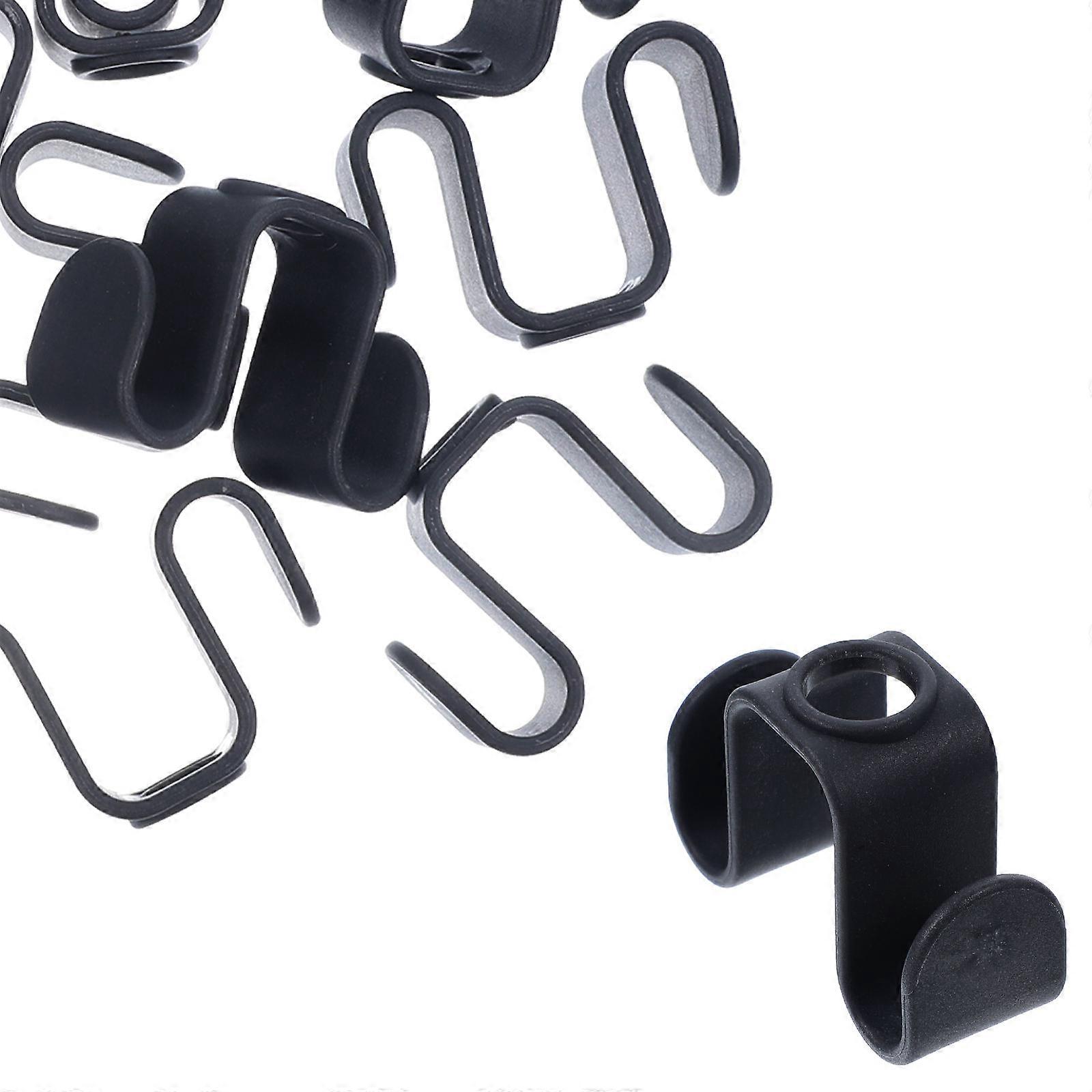 Wardrobes Connection Hooks for Clothes Storage 20Pcs Grey ABS Closet