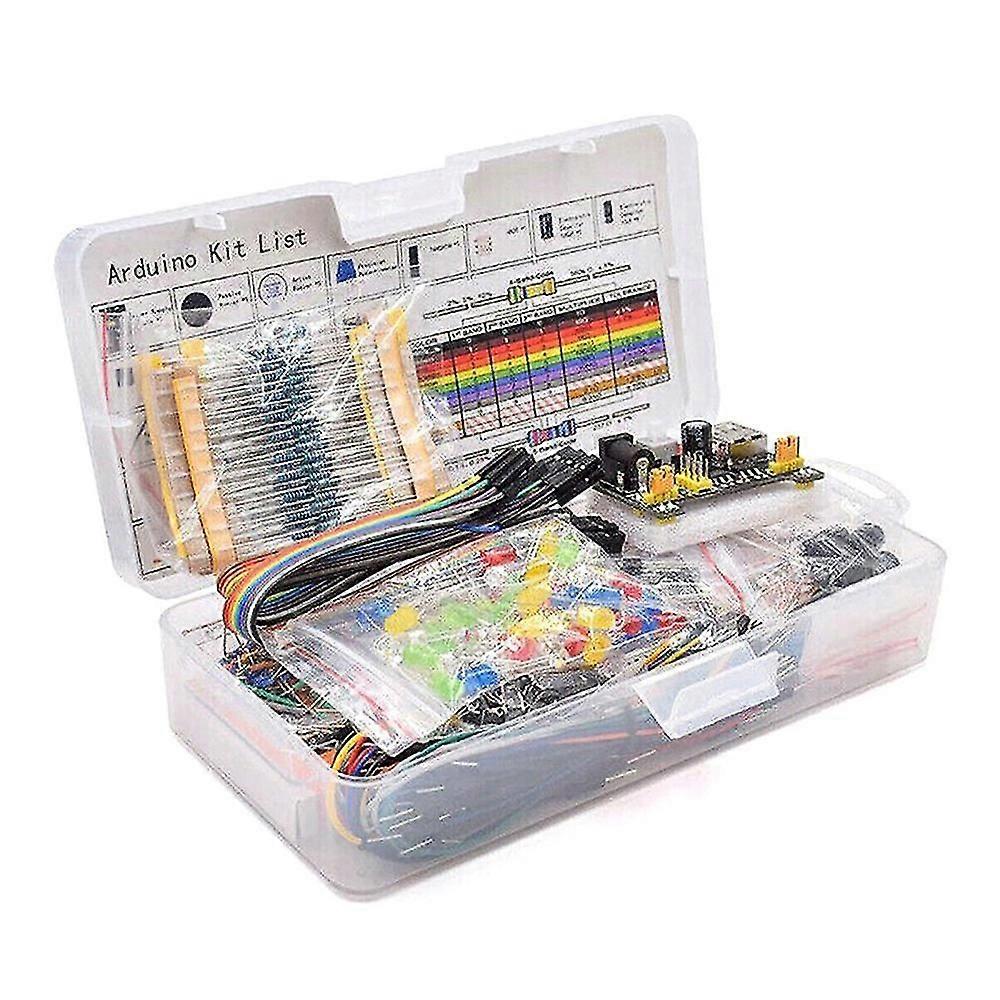 Elektronisk komponent starter wire breadboard LED buzzer motstand transistor kits