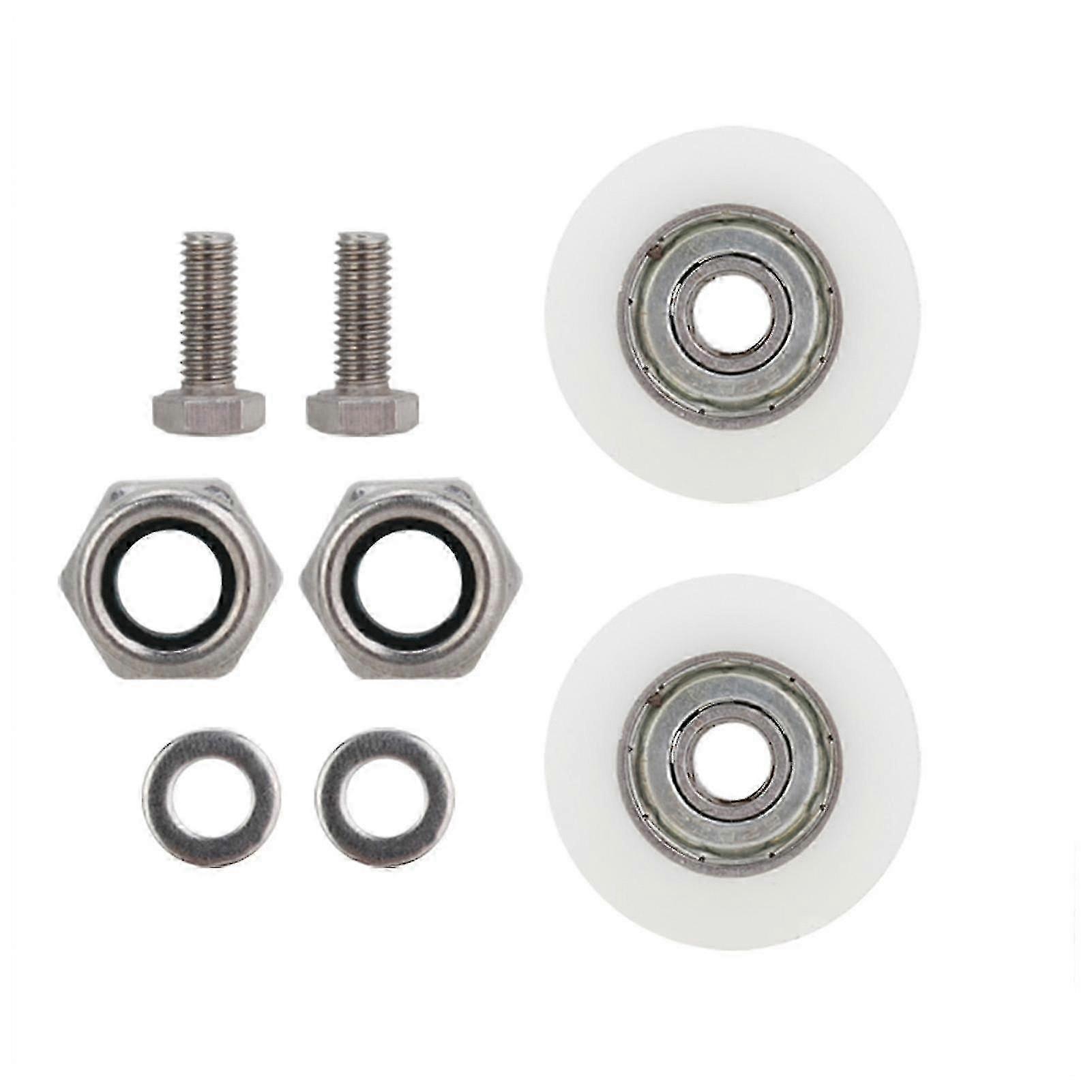 2025 30mm Diameter Elite Greenhouse Door Wheels Replacement Kit