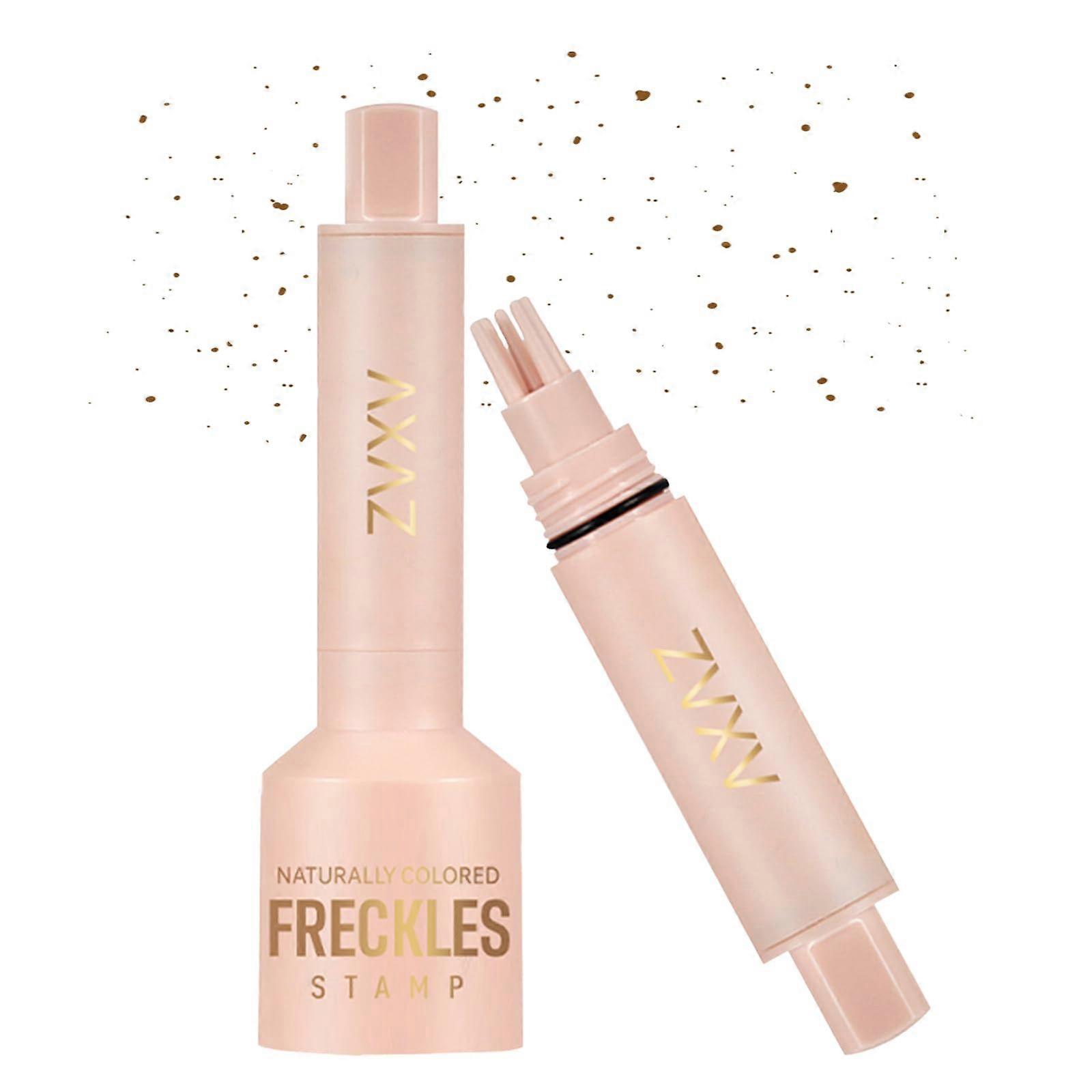 Freckle Stamp Pen Waterproof LongLasting QuickDry 5Point Dark Color Natural Looking Makeup Tool