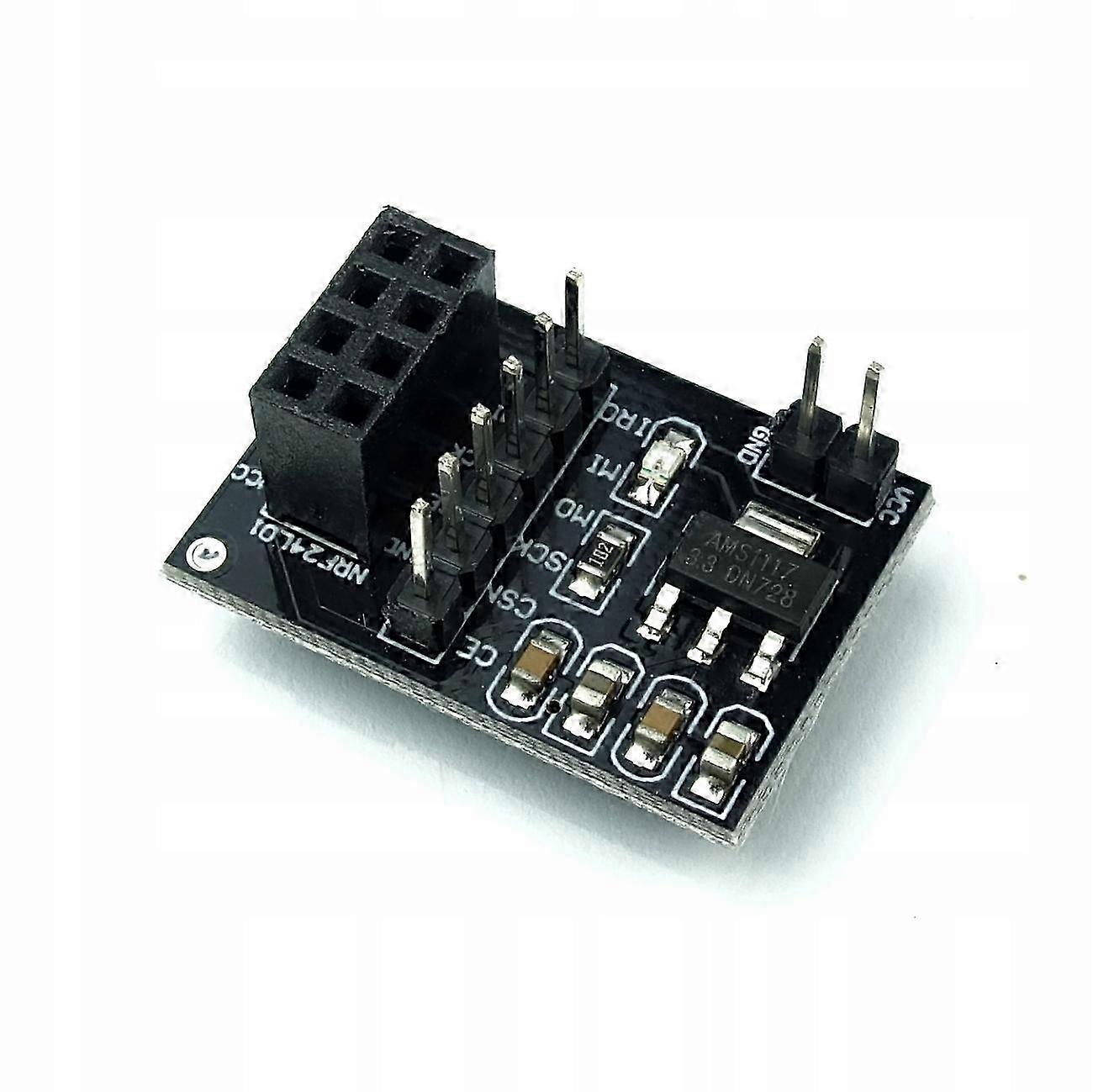 26-27 Nrf24l01 Module Socket Adapter With 3.3v Regulator