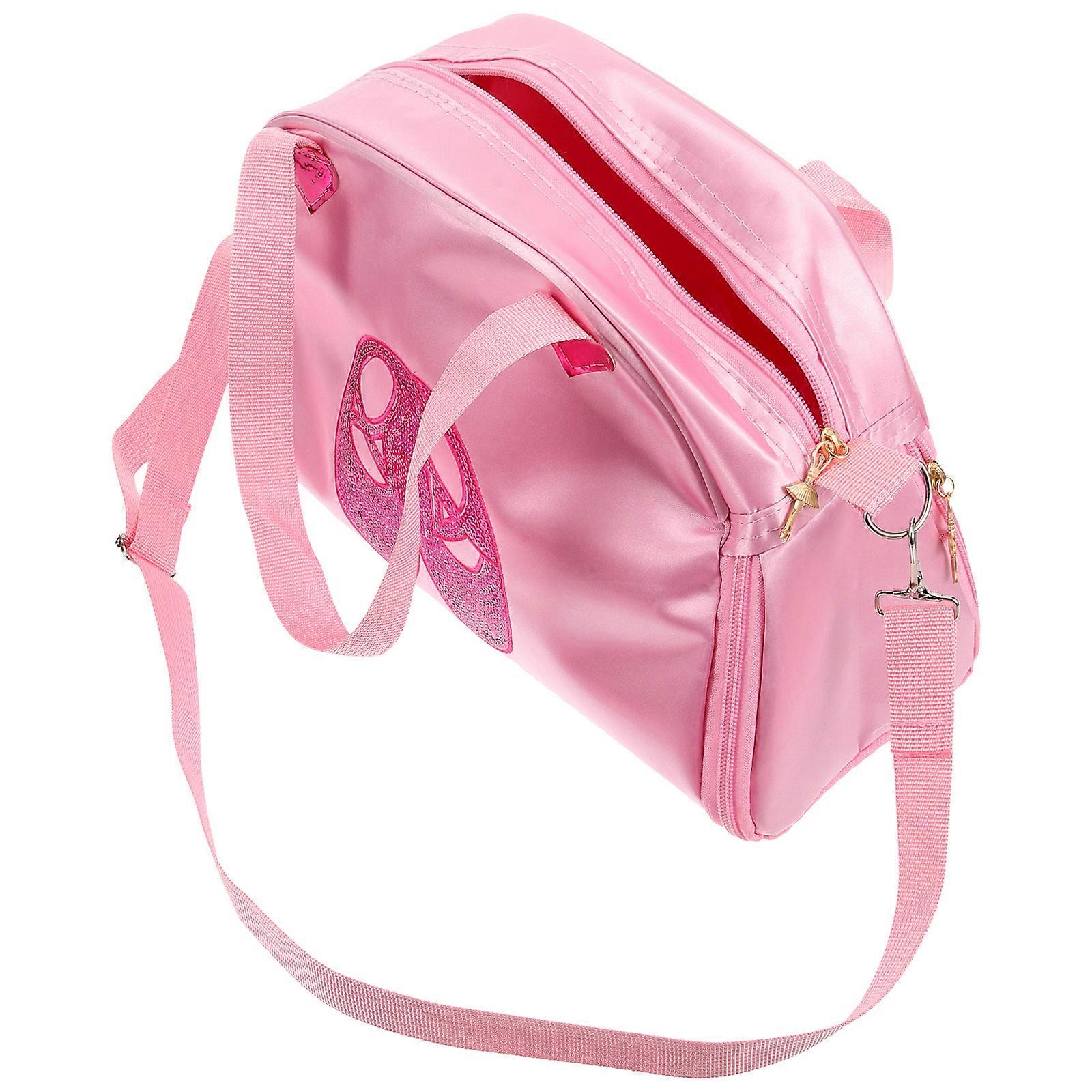 Girls Single Shoulder Bag Ballet Dance Bag for Storage Use with Adjustable Strap