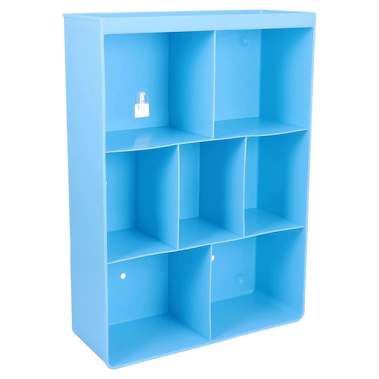 Wall-Mounted Shelf Plastic Wall Hanging Storage Rack for Storage 3Pcs