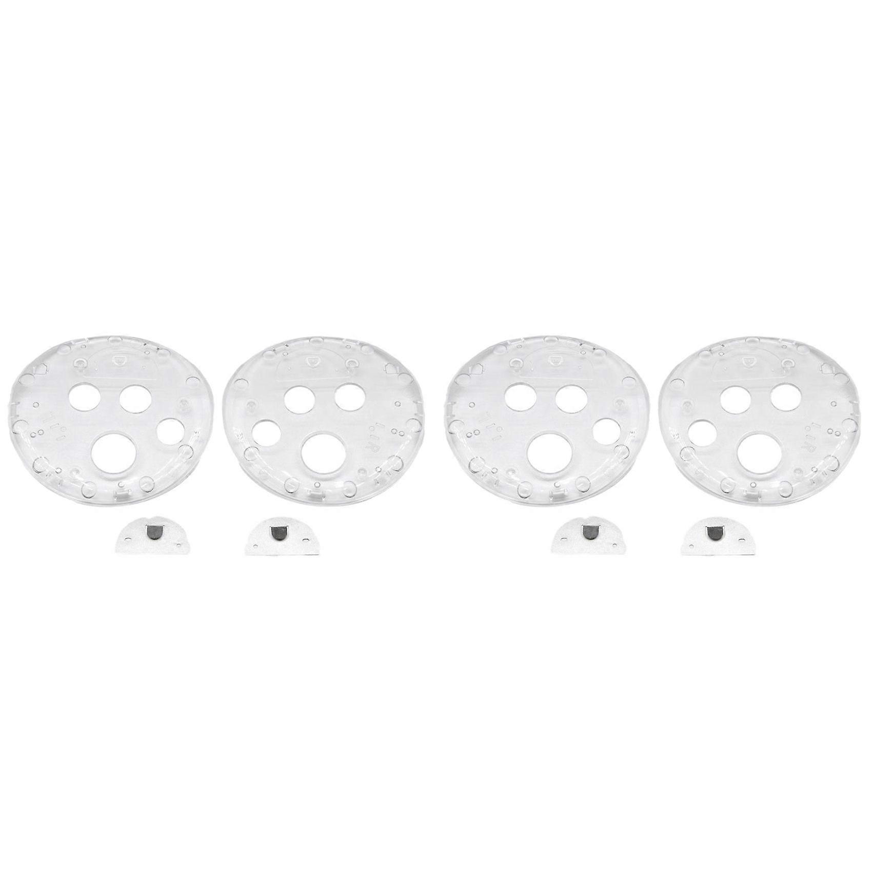 4X Handle Controller Button Panel Cover for Meta Quest 3 Controller Grips Protective Transparent Cover Anti Scratch