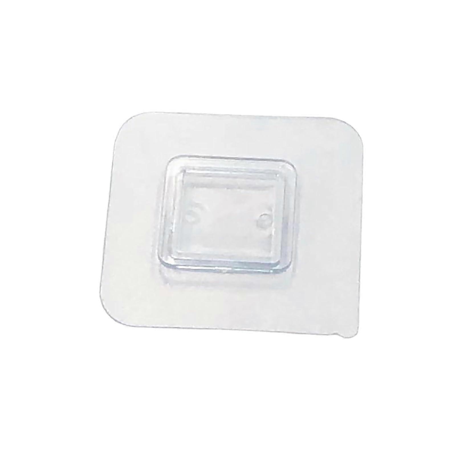 Wall Adhesive Hook Transparent Waterproof NoTrace  Load No Drill for Kitchen Bathroom 6cm