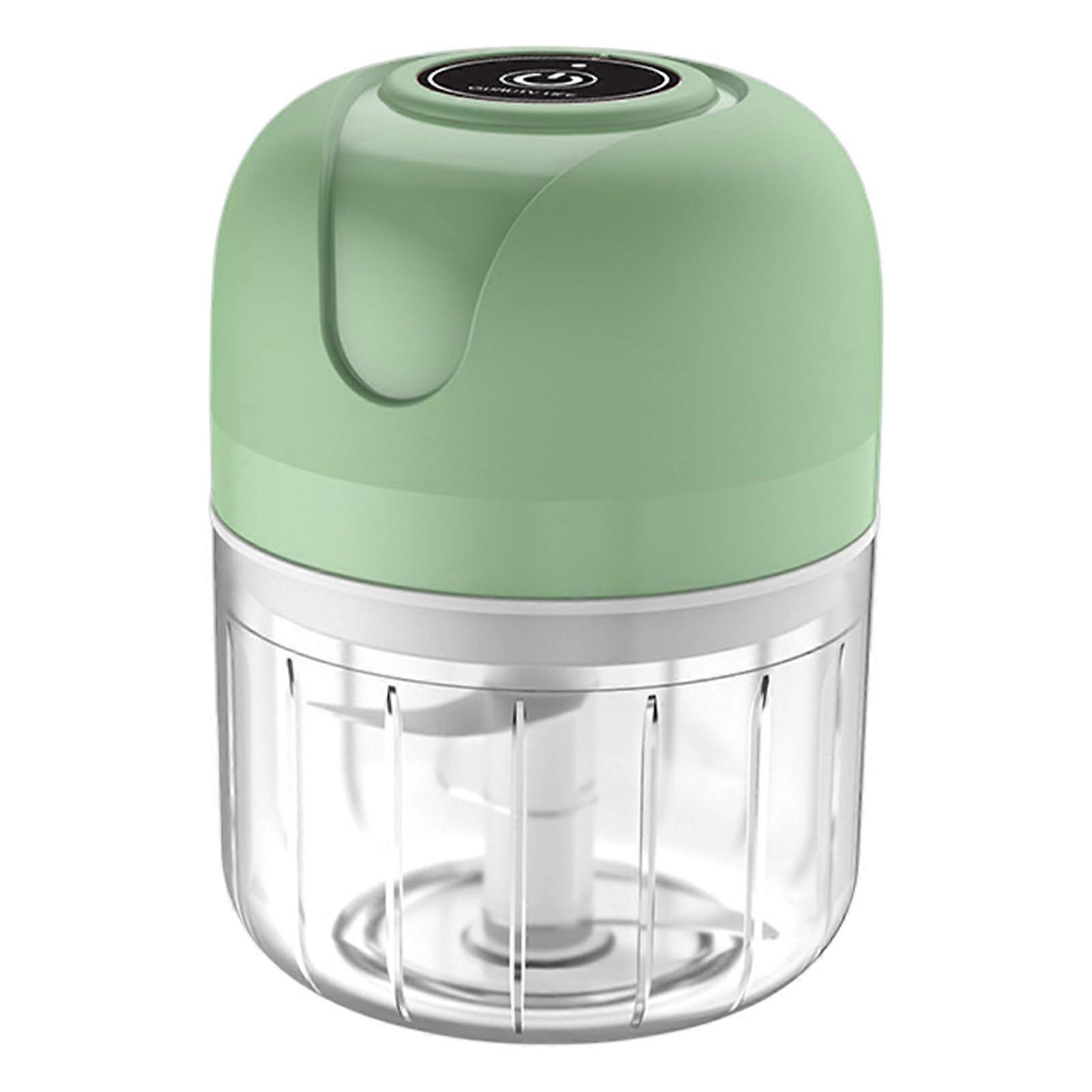 Electric Garlic Chopper 100ML Mini Food Processor USB Rechargeable Vegetable and Onion Grinder